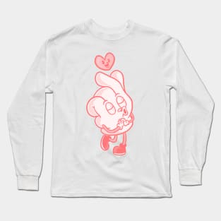 Saranghaeyo Cartoon rubber hose style Long Sleeve T-Shirt